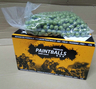Paintballs Premium Field 68 Cal 2000 Units - *Free Shipping 1/2 Days.